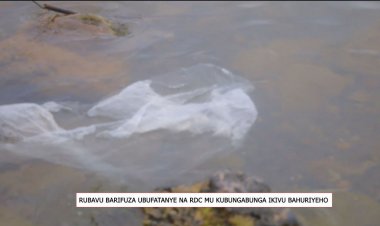 Rubavu: Abaturiye inkombe z’ikiyaga cya Kivu babangamiwe n’imyanda iva muri RDC.