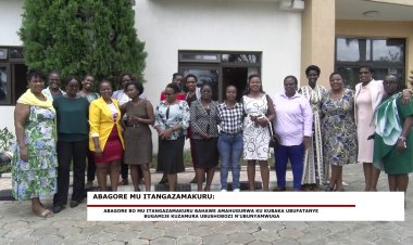 Abagore bari mu itangazamakuru bahawe amahugurwa ku kubaka ubufatanye bugamije kuzamura ubushobozi  n'ubunyamwuga