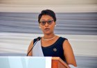 Minister Madam Prof. Bayisenge expressed her condolences to the families and government employees who were killed in the Genocide