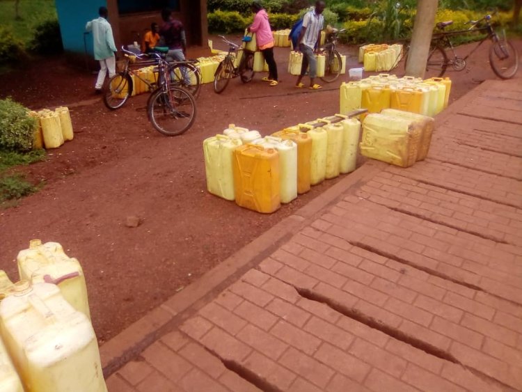 The problem of water shortage in Nyakarambi town is being solved