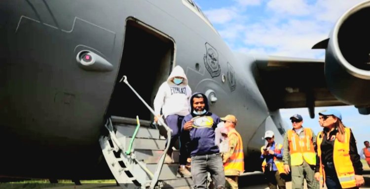 U Rwanda rwakiriye abimukira ba mbere birukanywe na Amerika