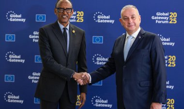 Photos: President Kagame in Belgium  for the second edition of the Global Gateway Forum 2025.