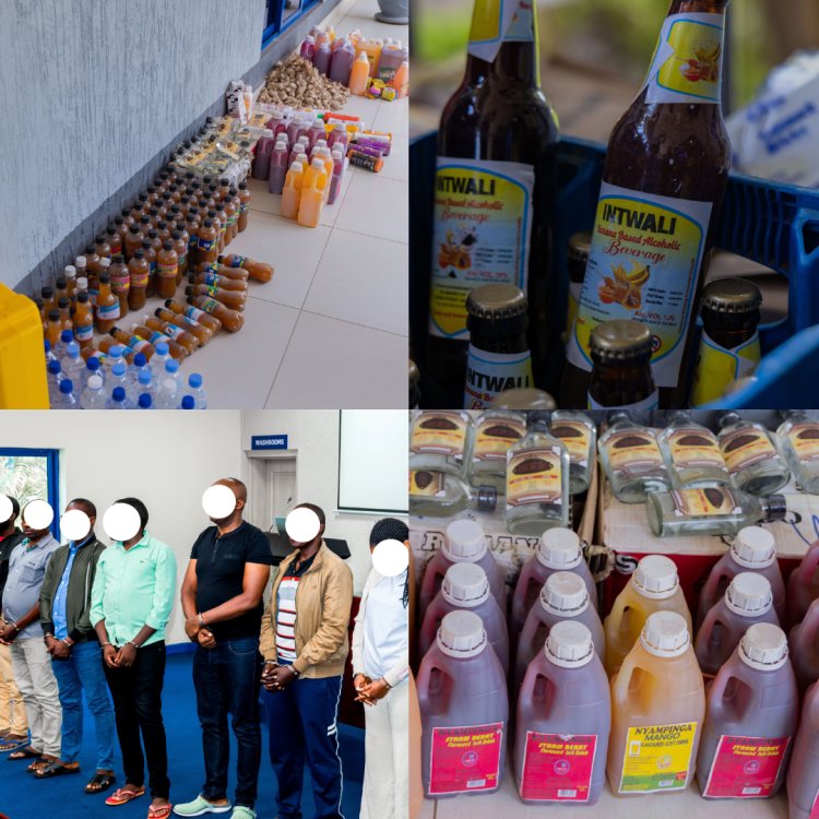 RIB yafashe ibicuruzwa bitujuje ubuziranenge bifite agaciro ka miliyoni 106 Frw, ifunga abantu 72