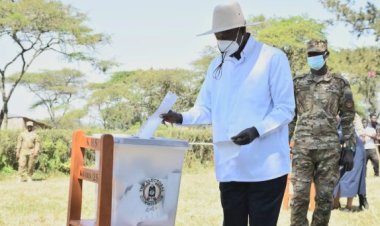 Museveni ari imbere mu majwi y’agateganyo mu matora ya Perezida 