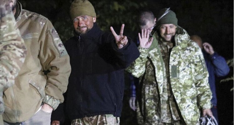 Ukraine –Russia: imfungwa 215 zirimo abasilikari 108  bo mu ruganda rwa Azov barekuwe!