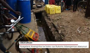 Nyagatare: Isoko rya Rukomo ryarangiritse kuburyo Abaricururizamo banyagirwana n’ibicuruzwa.