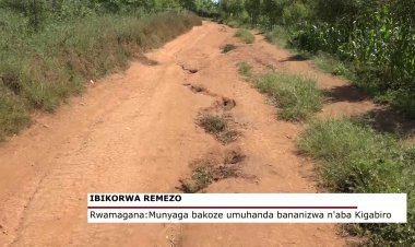 Rwamagana: Abaturage ba Munyaga bakoze umuhanda bananizwa n'aba Kigabiro