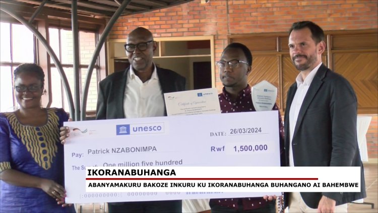 Abanyamakuru bakoze inkuru ku ikoranabuhanga buhangano (Artificial intelligence) bahembwe