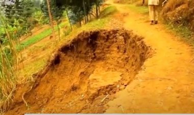 Ngororero:  ubuhahirane bwahagaze mu bice bimwe kubera ibiraro byatwawe n'ibiza