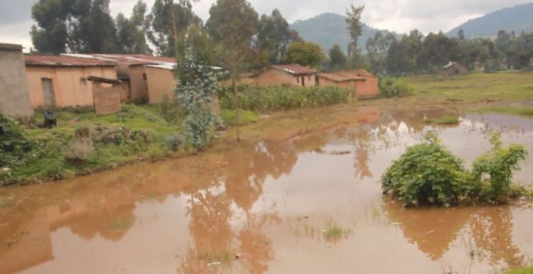 Nyabihu: Abaturage bahangayikishijwe n'amazi ari kuva mu birunga akarengera ingo nta mvura yaguye