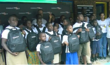 Canal+ yafashije abana 28 n'imiryango yabo kubona ibyo kurya n'ibikoresho by'ishuri