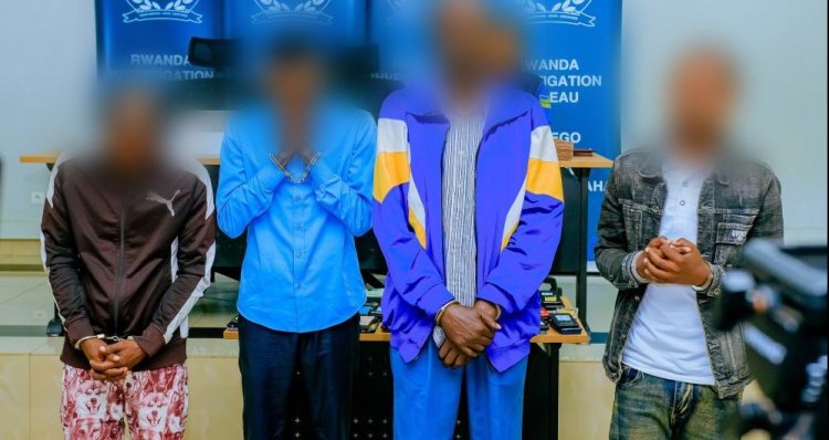 RIB yerekanye abafatiwe mu bikorwa bigize ibyaha bitandukanye