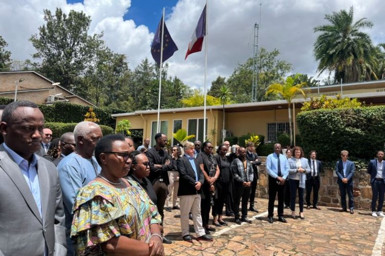 Kwibuka31: Ambasade y'Ubufaransa mu Rwanda yibutse abari abakozi bayo bishwe muri Jenoside yakorewe Abatutsi