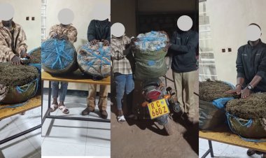 Kigali: Polisi yafashe abagabo 2 bafite urumogi ibiro 31