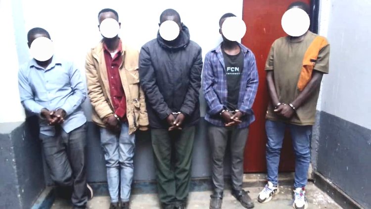 Gicumbi:Polisi yafashe abantu batanu bakora ibikorwa bihungabanya umutekano