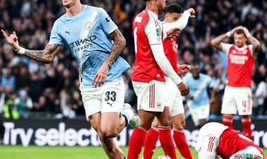 Manchester city yatwaye igikombe cya Carabao cup itsinze Arsenal