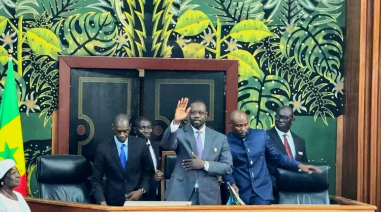 Ousmane Sonko yatorewe kuyobora Inteko Ishinga Amategeko ya Sénégal